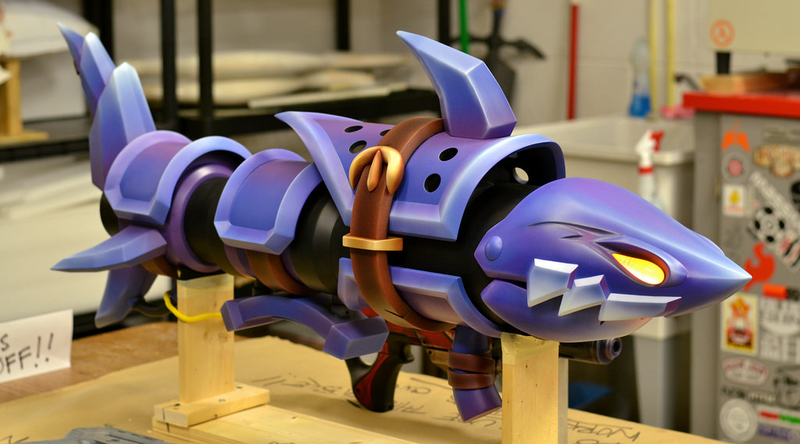 Illustration for article titled Life-Sized Shark Gun From League of Legends